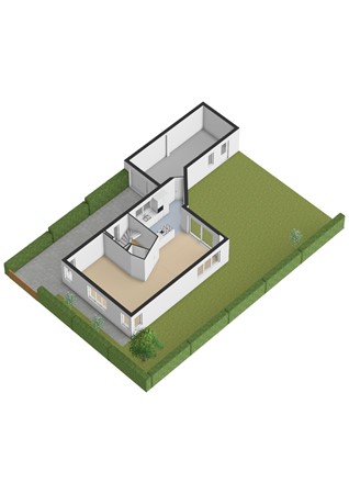 Godfried Bomansweg 29, 3446 ZM Woerden - Godfried Bomansweg 29 - Situatie - 3D.jpg