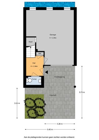 Floorplan - Jules Vernehof 19, 3446 ZV Woerden