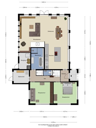 Floorplan - Groesbeekseweg 293, 6523 NZ Nijmegen