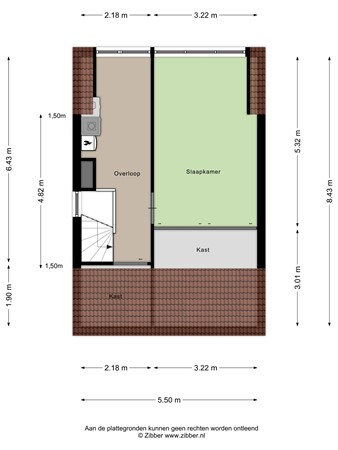 Floorplan - De Liende 14, 6641 XJ Beuningen