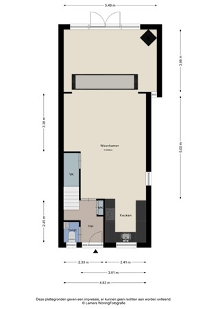Floorplan - Kronenland 1243, 6605 RP Wijchen