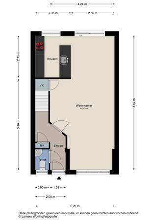 Floorplan - Schacht 18, 6641 PW Beuningen