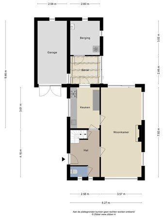 Floorplan - Meester van Coothlaan 37, 6602 GS Wijchen