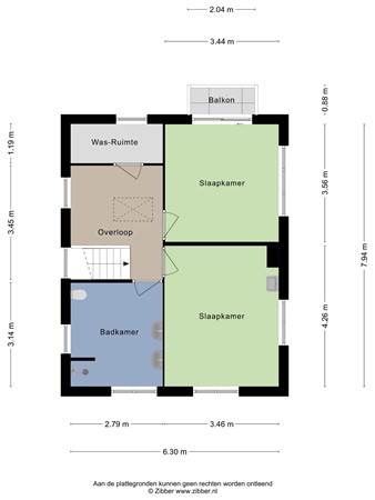 Floorplan - Meester van Coothlaan 37, 6602 GS Wijchen