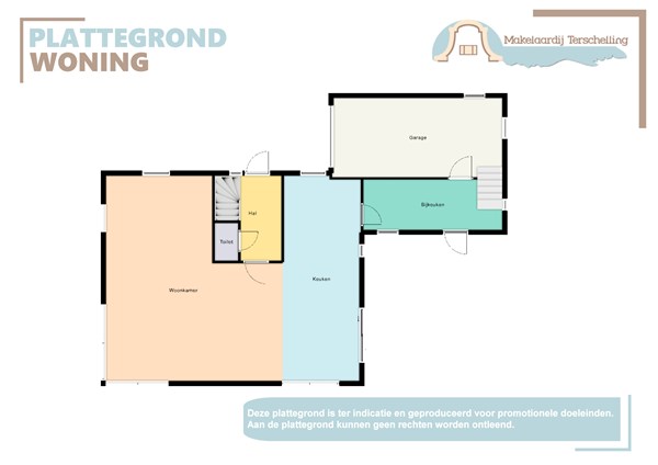 Sportlaan 2, 8881 EX West-Terschelling - plattegrond_beganegrond.jpg