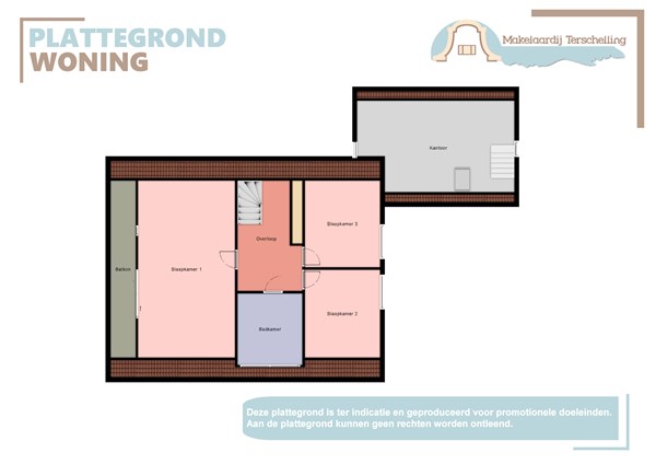 Sportlaan 2, 8881 EX West-Terschelling - plattegrond_verdieping1.jpg