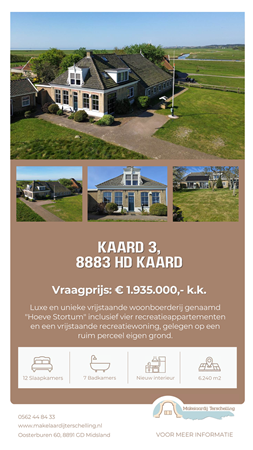 Brochure preview - Brochure ''Hoeve Stortum'', Kaard 3 8883 HD - Makelaardij Terschelling.pdf