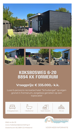 Brochure preview - Brochure ''Schuitengat'' Koksbosweg 6-20, 8894 KK Formerum - Makelaardij Terschelling.pdf