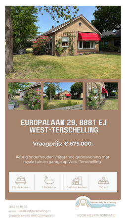 Brochure preview - Brochure Europalaan 29, 8881 EJ West-Terschelling - Makelaardij Terschelling.pdf