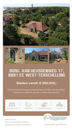Brochure preview - Brochure Burg. van Heusdenweg 17, 8881 EC West-Terschelling - Makelaardij Terschelling.pdf