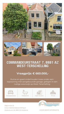 Brochure preview - Brochure Commandeurstraat 7, 8881 AZ West-Terschelling - Makelaardij Terschelling.pdf