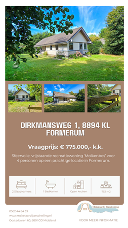 Brochure preview - Brochure Dirkmansweg 1, 8894 KL Formerum - Makelaardij Terschelling.pdf