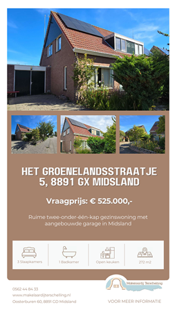 Brochure preview - Brochure Het Groenelandsstraatje 5, 8891 GX  Midsland - Makelaardij Terschelling.pdf