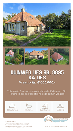 Brochure preview - Brochure Duinweg Lies, 8895 KA Lies - Makelaardij Terschelling.pdf