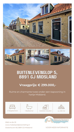 Brochure preview - Brochure Buitenlevenglop 5, 8891 GJ Midsland - Makelaardij Terschelling.pdf