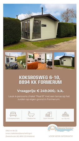 Brochure preview - Brochure 'Paal 8' Koksbosweg 6-10, 8894 KK Formerum - Makelaardij Terschelling.pdf