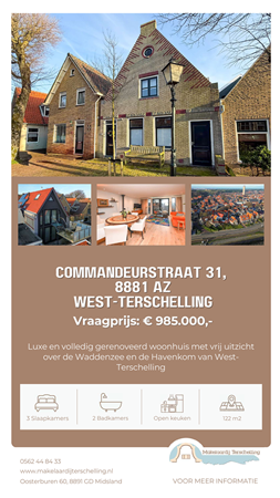 Brochure preview - Brochure Commandeurstraat 31, 8881 AZ West-Terschelling - Makelaardij Terschelling.pdf