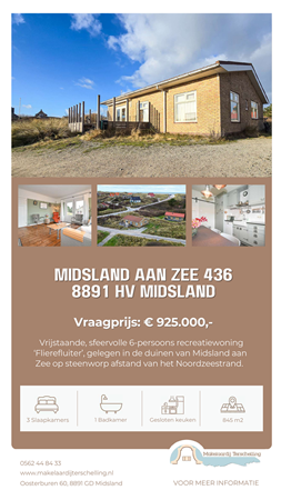 Brochure preview - Brochure 'Flierefluiter' Midsland aan Zee 436, 8891 HV Midsland - Makelaardij Terschelling.pdf