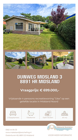 Brochure preview - Brochure 'Ulex' Duinweg Midsland 3, 8891 HR Midsland - Makelaardij Terschelling.pdf