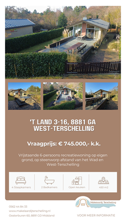 Brochure preview - Brochure 't Land 3-16, 8881 GA West-Terschelling - Makelaardij Terschelling.pdf