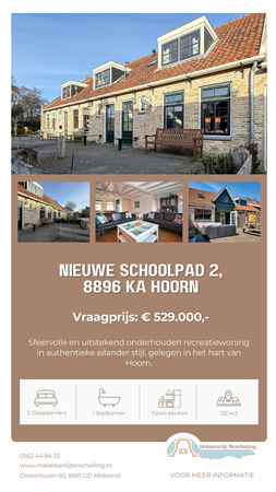 Brochure preview - Brochure Nieuwe Schoolpad 2, 8896 KA Hoorn - Makelaardij Terschelling.pdf