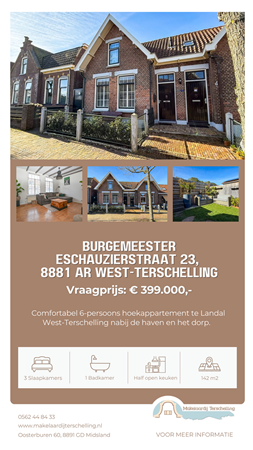 Brochure preview - Brochure Burg. Eschauzierstraat 23, 8881 AR West-Terschelling - Makelaardij Terschelling.pdf