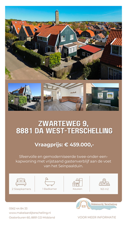 Brochure preview - Brochure Zwarteweg 9, 8881 DA West-Terschelling - Makelaardij Terschelling.pdf