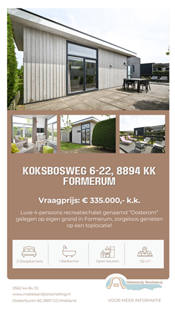 Brochure preview - Brochure Koksbosweg 6-22, 8894 KK Formerum - Makelaardij Terschelling.pdf
