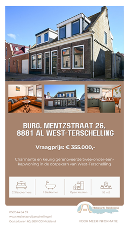 Brochure preview - Brochure Burg. Mentzstraat 26, 8881 AL West-Terschelling - Makelaardij Terschelling.pdf