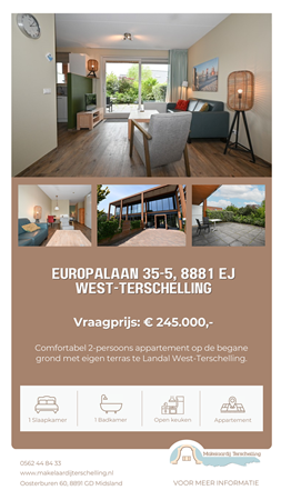 Brochure preview - Brochure Europalaan 35-5, 8881 EJ West-Terschelling - Makelaardij Terschelling.pdf