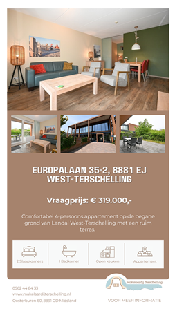 Brochure preview - Brochure Europalaan 35-2, 8881 EJ West-Terschelling - Makelaardij Terschelling.pdf
