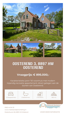 Brochure preview - Brochure Oosterend 3, 8897 HW Oosterend - Makelaardij Terschelling.pdf