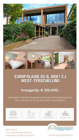 Brochure preview - Brochure Europalaan 35-9, 8881 EJ West-Terschelling - Makelaardij Terschelling.pdf