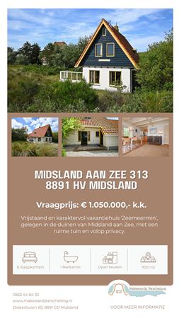 Brochure preview - Brochure 'Zeemeermin' Midsland aan Zee 313, 8891 HV Midsland - Makelaardij Terschelling.pdf