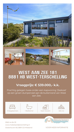Brochure preview - Brochure 'Zeekoet' West aan Zee 181, 8881 HB West-Terschelling - Makelaardij Terschelling.pdf