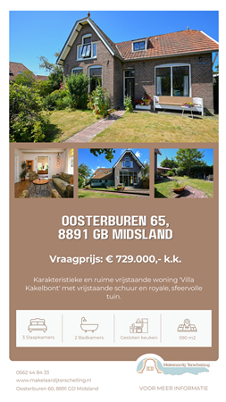 Brochure preview - Brochure Oosterburen 65, 8891 GD Midsland - Makelaardij Terschelling.pdf
