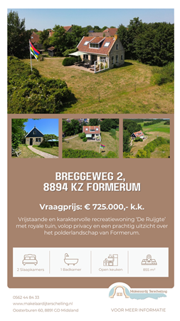 Brochure preview - Brochure Breggeweg 2 'De Ruijgte' 8894 KZ Formerum - Makelaardij Terschelling.pdf