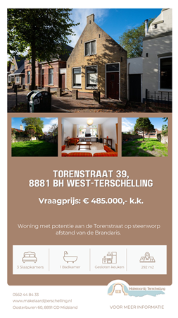 Brochure preview - Brochure Torenstraat 39, 8881 BH West-Terschelling - Makelaardij Terschelling.pdf