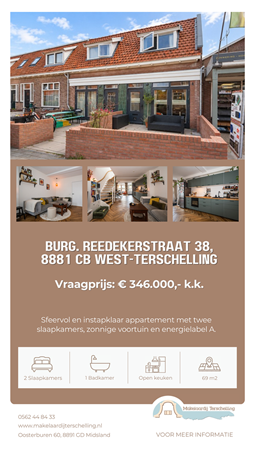 Brochure preview - Brochure Burg. Reedekerstraat 38, 8881 CB West-Terschelling - Makelaardij Terschelling.pdf