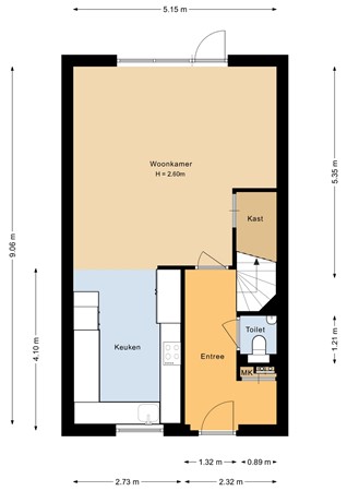 2e Kekerstraat 29, 1104 VB Amsterdam - Begane grond - 2D.jpg
