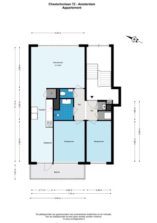 Chestertonlaan 72, 1102 ZA Amsterdam - 
