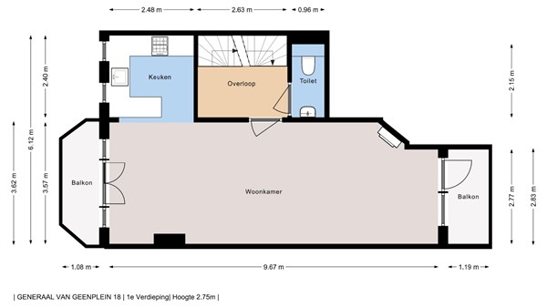 Generaal van Geenplein 18, 2282 PV Rijswijk - Generaal van Geenplein 18 1evd.jpg