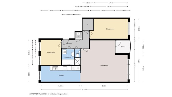 Margarethaland 199, 2591 TZ Den Haag - Margarethaland 199.jpg