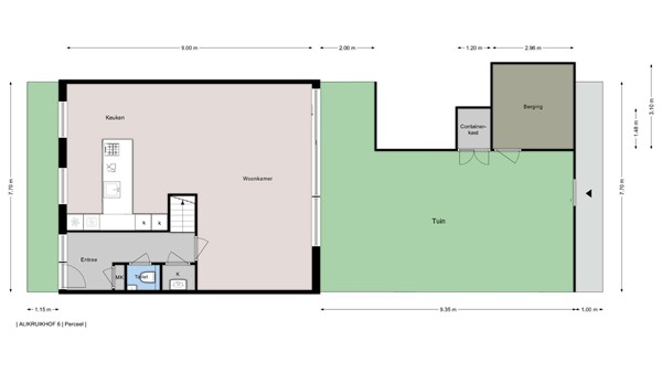 Alikruikhof 6, 2492 SG Den Haag - Alikruikhof 6 perceel.jpg