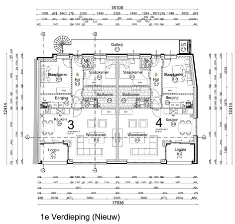 Wittenburgstraat 6-3, 6901 AN Zevenaar - Plattegrond eerste verdieping.jpg