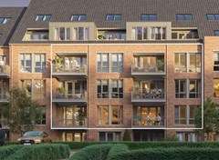 Te koop: Graafstede: Uniek en compleet 3-kamerappartement met uitzicht op het Gimbornhof.