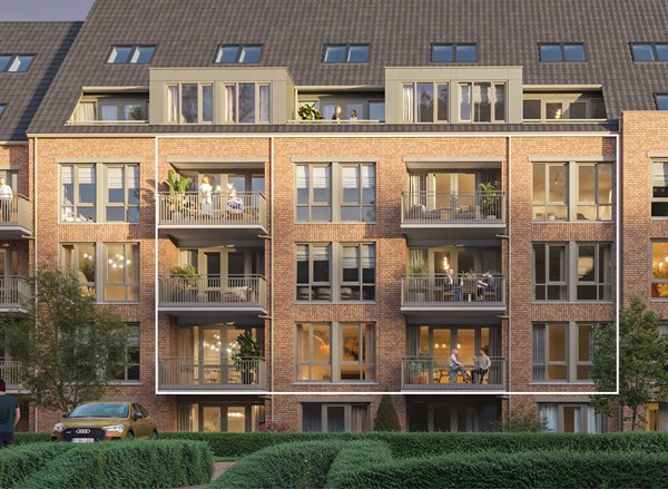 Onder optie: Graafstede: Uniek en compleet 3-kamerappartement met uitzicht op het Gimbornhof.