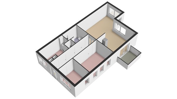 De Rosmolen 23H, 6932 NA Westervoort - De Rosmolen 23H, Appartement ZO