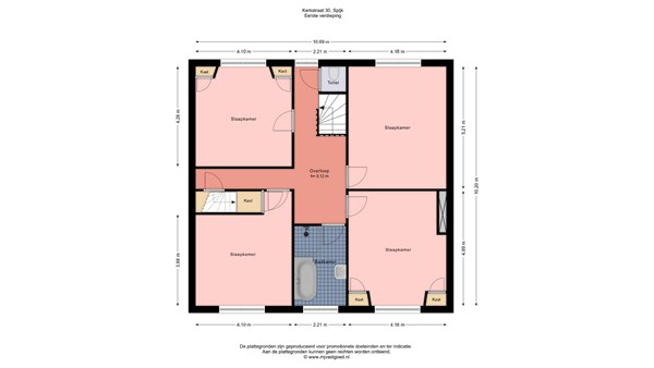 Kerkstraat 30, 6917 AK Spijk - Kerkstraat 30 Spijk, eerste verdieping.jpg