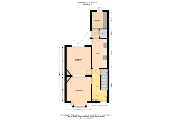 Babberichseweg 15, 6901 JV Zevenaar - Begane grond.jpg